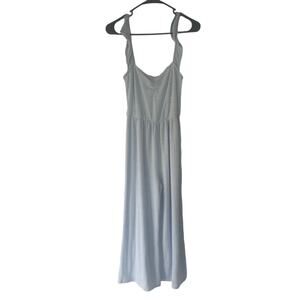Caution To The Wind Women's Size‎ XS Baby Blue Striped Jumpsuit